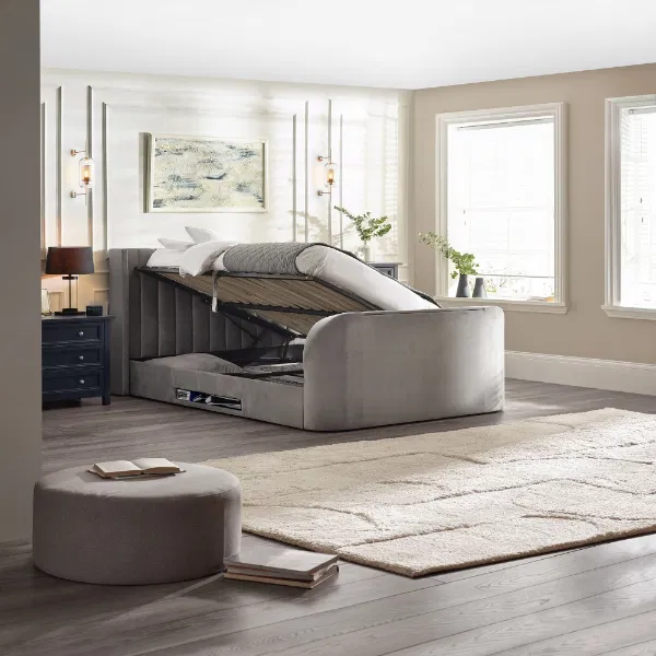 Clara Side Lift Ottoman TV Bed - Image 6