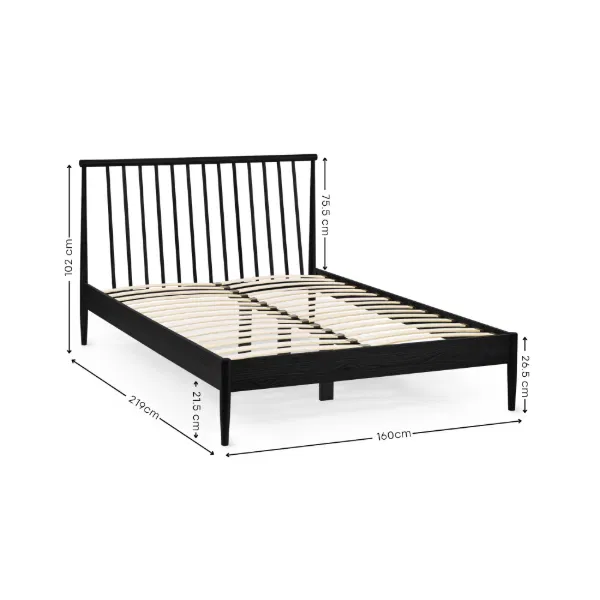 Belton Bed - Black - Image 9