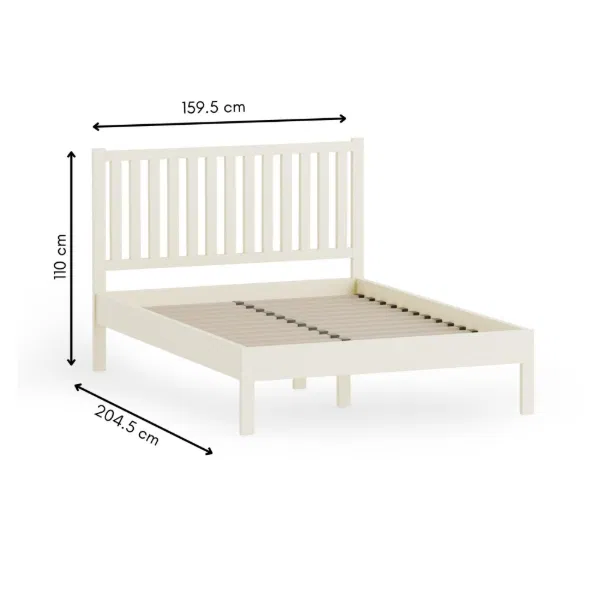 Coxmoor Bed - Ivory - Image 7